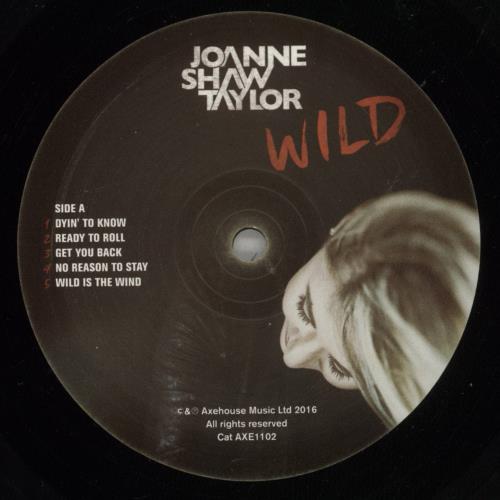 Joanne Shaw Taylor Wild - 180gm Vinyl vinyl LP album (LP record) UK O5HLPWI874571