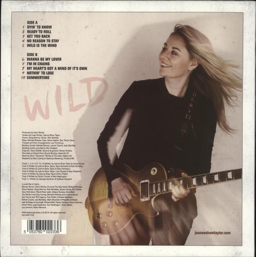 Joanne Shaw Taylor Wild - 180gm Vinyl vinyl LP album (LP record) UK O5HLPWI874571