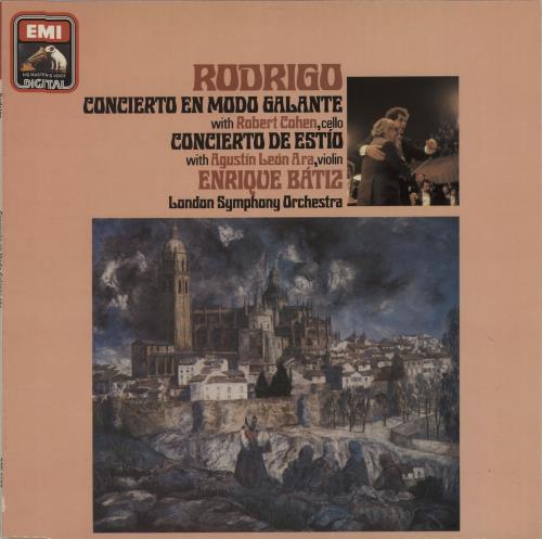 Joaquin Rodrigo Concierto En Modo Galante, Concierto De Estio vinyl LP album (LP record) UK JIILPCO674042