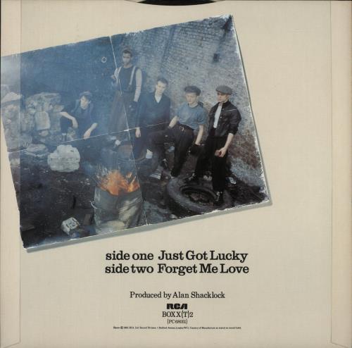 JoBoxers Just Got Lucky 12" vinyl single (12 inch record / Maxi-single) UK JOB12JU51446