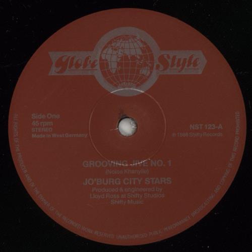 Jo'burg City Stars Grooving Jive No. 1 12" vinyl single (12 inch record / Maxi-single) German 8OA12GR877049