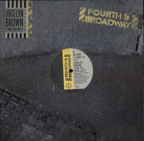 Jocelyn Brown I Wish You Would - Sealed 12" vinyl single (12 inch record / Maxi-single) UK JBR12IW868707