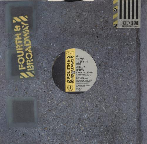 Jocelyn Brown I Wish You Would - Sealed 12" vinyl single (12 inch record / Maxi-single) UK JBR12IW868707