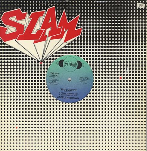 Jocelyn Brown R-U-Lonely 12" vinyl single (12 inch record / Maxi-single) US JBR12RU392986