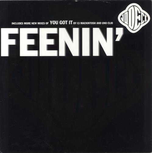 Jodeci Feenin' 12" vinyl single (12 inch record / Maxi-single) UK JOD12FE861317