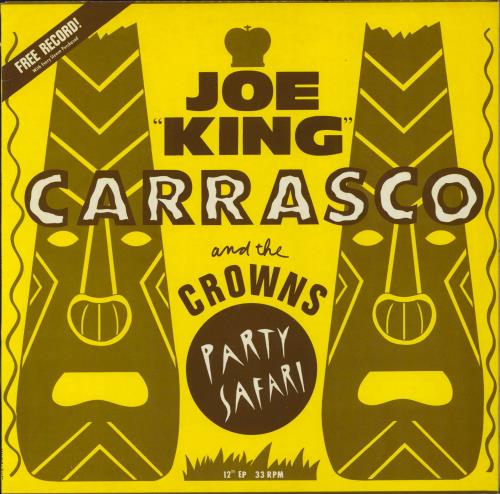 Joe "King" Carrasco Party Safari 12" vinyl single (12 inch record / Maxi-single) US 42L12PA793916