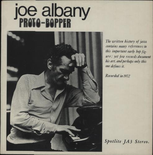 Joe Albany Proto-Bopper vinyl LP album (LP record) UK J26LPPR677665