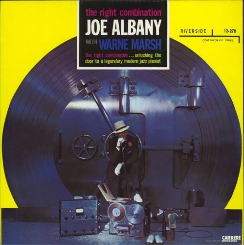 Joe Albany The Right Combination vinyl LP album (LP record) French J26LPTH771091