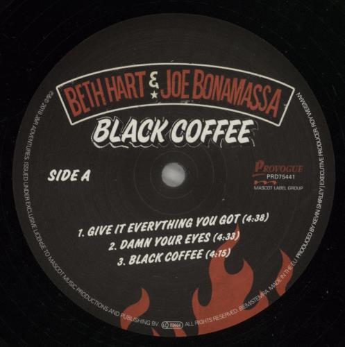 Joe Bonamassa Black Coffee - 180gm 2-LP vinyl record set (Double LP Album) UK JT52LBL810002
