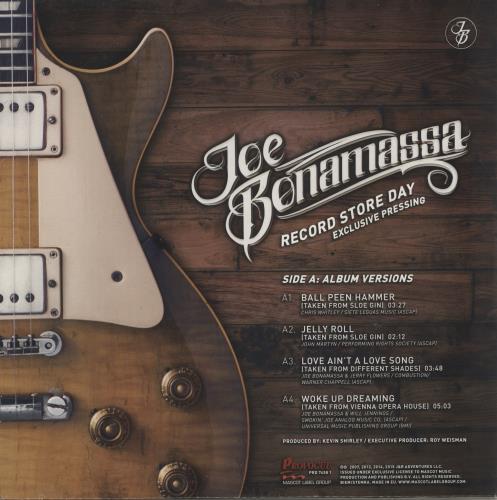Joe Bonamassa Record Store Day - RSD15 - 180gm Vinyl - Sealed vinyl LP album (LP record) UK JT5LPRE874081