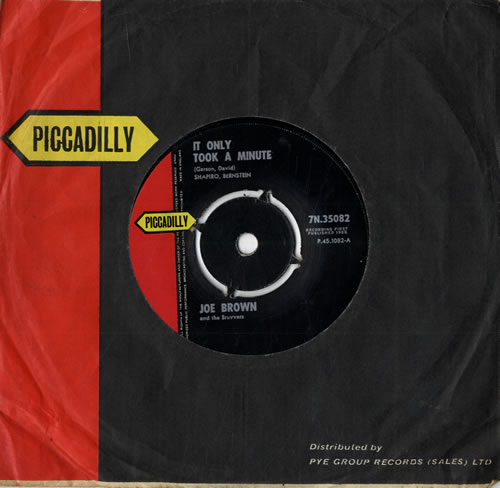Joe Brown It Only Took A Minute 7" vinyl single (7 inch record / 45) UK OBW07IT556978