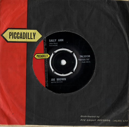 Joe Brown Sally Ann 7" vinyl single (7 inch record / 45) UK OBW07SA556979