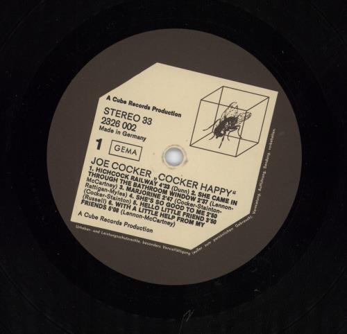 Joe Cocker Cocker Happy vinyl LP album (LP record) German JOELPCO230203