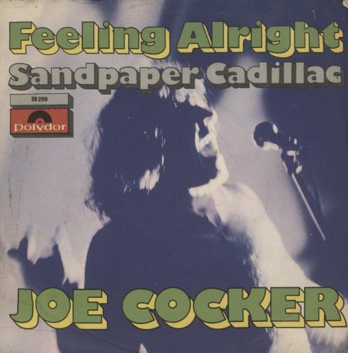 Joe Cocker Feeling Alright 7" vinyl single (7 inch record / 45) German JOE07FE865031