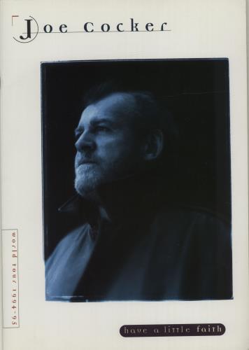 Joe Cocker Have A Little Faith World Tour 1994-95 tour programme UK JOETRHA683099