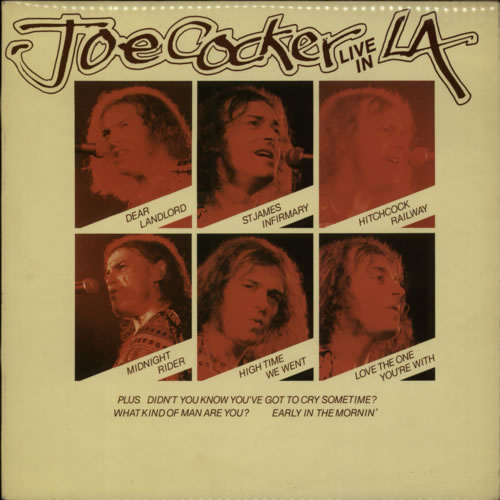 Joe Cocker Live In LA vinyl LP album (LP record) UK JOELPLI613257
