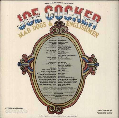 Joe Cocker Mad Dogs & Englishmen 2-LP vinyl record set (Double LP Album) UK JOE2LMA347224