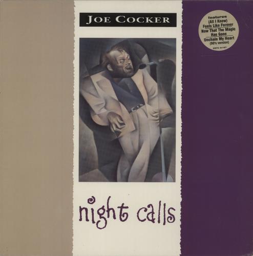 Joe Cocker Night Calls vinyl LP album (LP record) UK JOELPNI479384
