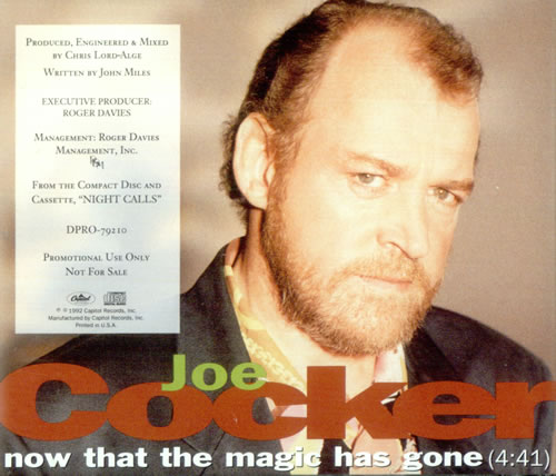 Joe Cocker Now That The Magic Has Gone CD single (CD5 / 5") US JOEC5NO30176