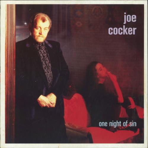 Joe Cocker One Night Of Sin vinyl LP album (LP record) Italian JOELPON823413