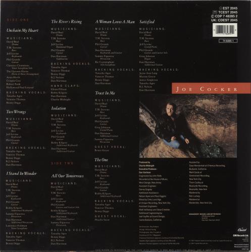 Joe Cocker Unchain My Heart vinyl LP album (LP record) UK JOELPUN578409