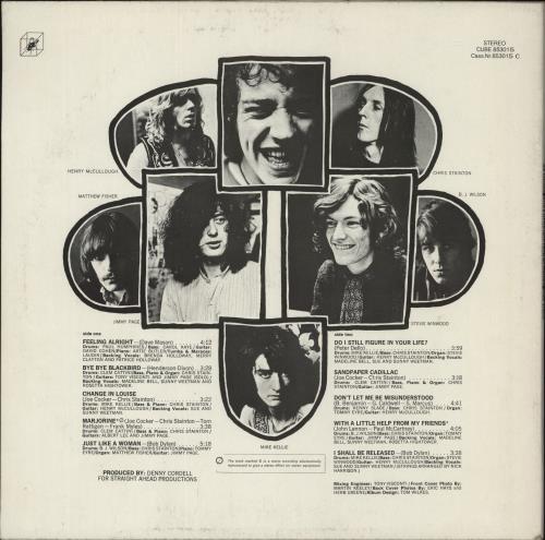 Joe Cocker With A Little Help From My Friends vinyl LP album (LP record) French JOELPWI865659