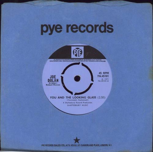 Joe Dolan You And The Looking Glass 7" vinyl single (7 inch record / 45) UK JD007YO806411