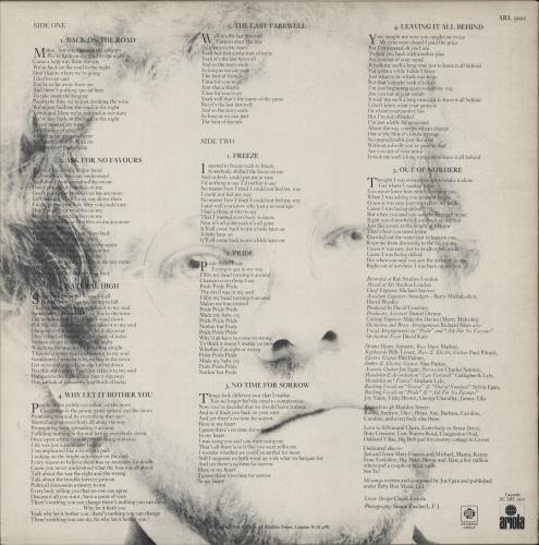 Joe Egan Out Of Nowhere vinyl LP album (LP record) UK JXGLPOU492391