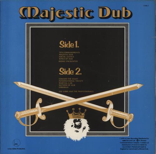 Joe Gibbs Majestic Dub - EX vinyl LP album (LP record) UK GI2LPMA697870