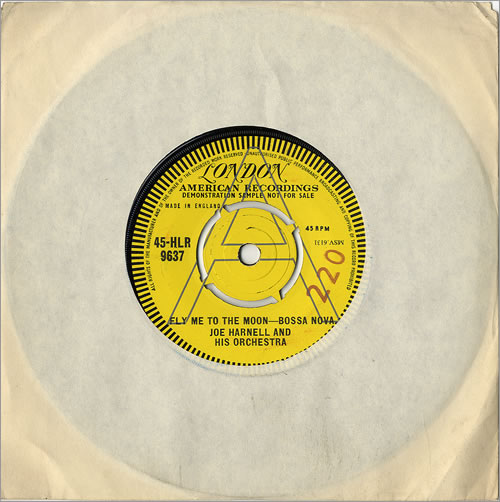 Joe Harnell Fly Me To The Moon 7" vinyl single (7 inch record / 45) UK 5JH07FL481763