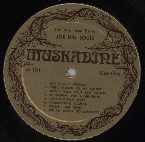 Joe Hill Louis The One Man Band vinyl LP album (LP record) US J4YLPTH861039