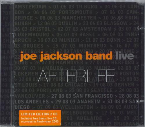 Joe Jackson Afterlife 2 CD album set (Double CD) UK JOJ2CAF801161
