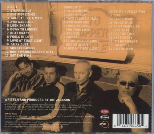 Joe Jackson Afterlife 2 CD album set (Double CD) UK JOJ2CAF801161
