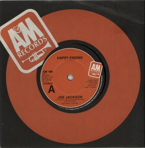 Joe Jackson Happy Ending 7" vinyl single (7 inch record / 45) UK JOJ07HA654244