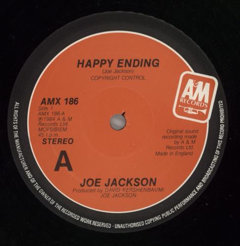 Joe Jackson Happy Ending 12" vinyl single (12 inch record / Maxi-single) UK JOJ12HA686064