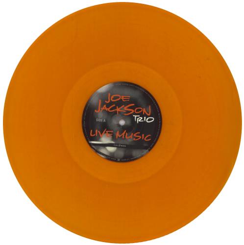 Joe Jackson Live Music - Europe 2010 - NAD2020 - Orange Vinyl 2-LP vinyl record set (Double LP Album) UK JOJ2LLI830788