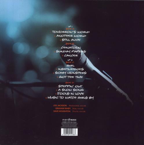 Joe Jackson Live Music - Europe 2010 - NAD2020 - Orange Vinyl 2-LP vinyl record set (Double LP Album) UK JOJ2LLI830788