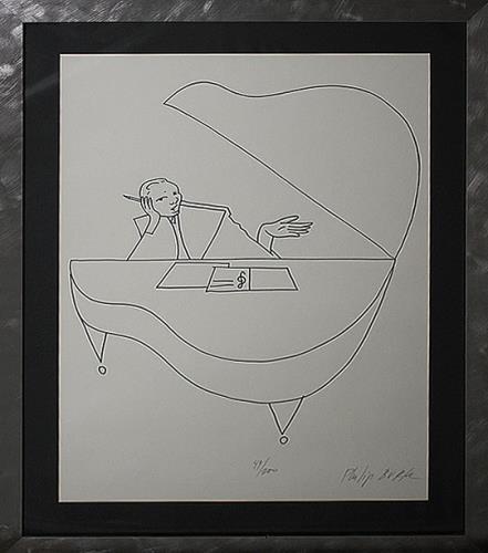 Joe Jackson Night And Day - Framed Lithograph Signed by Philip Burke memorabilia US JOJMMNI485209