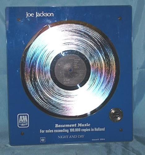 Joe Jackson Night And Day award disc Dutch JOJAWNI290719