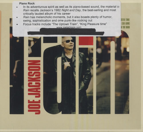 Joe Jackson Rain 2-disc CD/DVD set US JOJ2DRA471624