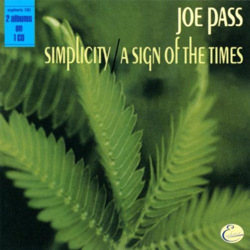Joe Pass Simplicity CD album (CDLP) Japanese JP5CDSI549542