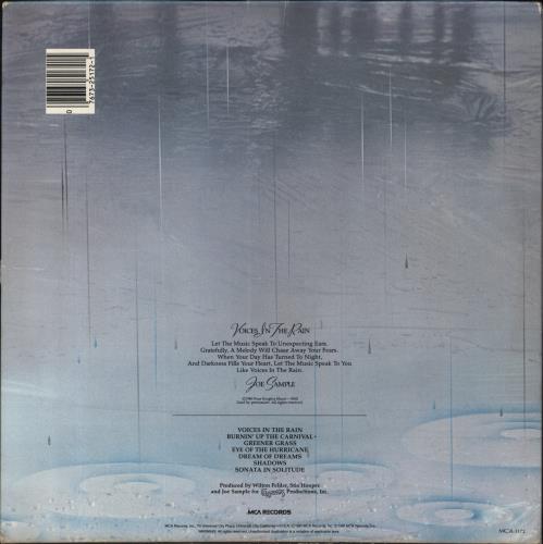 Joe Sample Voices In The Rain vinyl LP album (LP record) US JO6LPVO859007