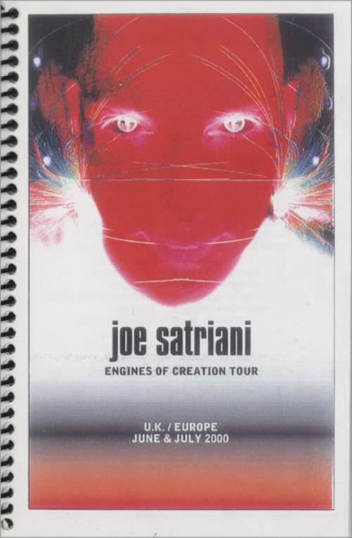 Joe Satriani Engines Of Creation Tour Itinerary UK JSTITEN463027