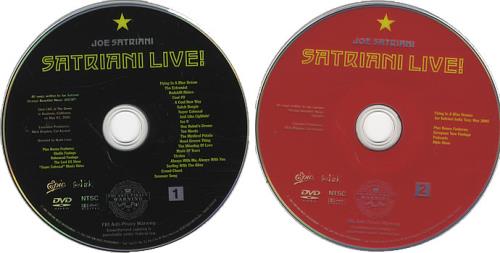Joe Satriani Satriani Live! 4-CD album set US JST4CSA379656