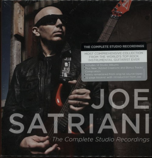 Joe Satriani The Complete Studio Recordings CD Album Box Set UK JSTDXTH604902