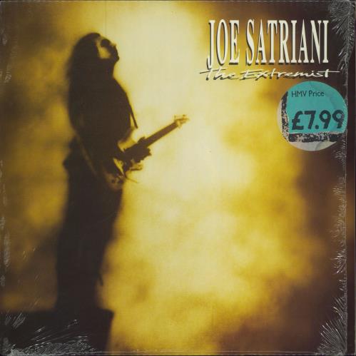 Joe Satriani The Extremist - Shrink vinyl LP album (LP record) UK JSTLPTH782665