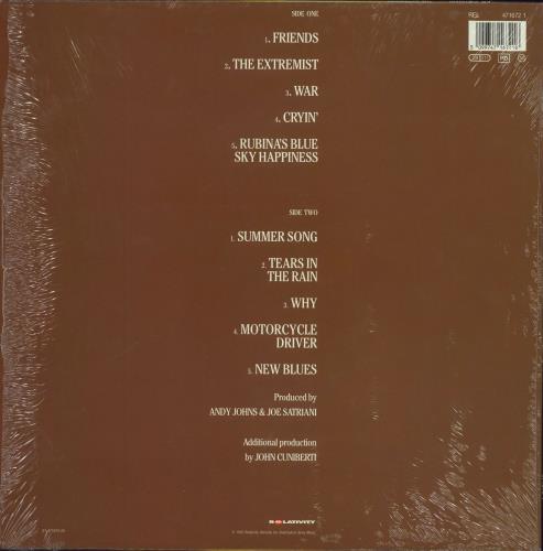 Joe Satriani The Extremist - Shrink vinyl LP album (LP record) UK JSTLPTH782665