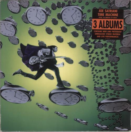 Joe Satriani Time Machine 3-LP vinyl record set (Triple LP Album) UK JST3LTI746778