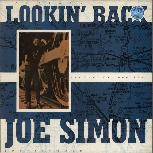 Joe Simon Lookin' Back vinyl LP album (LP record) UK JQELPLO780730