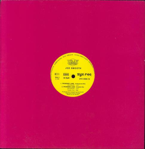 Joe Smooth Promised Land 12" vinyl single (12 inch record / Maxi-single) UK JEO12PR792185